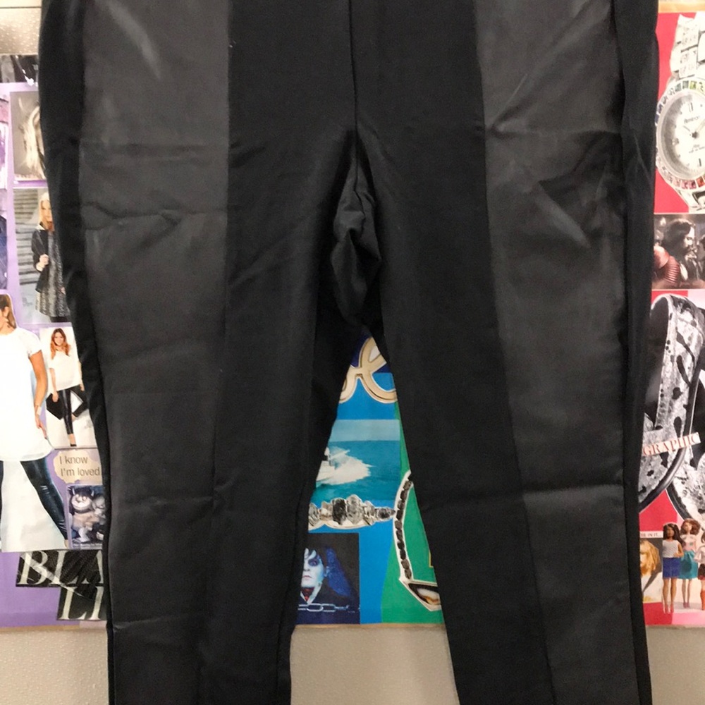 NWT Black Faux leather legging